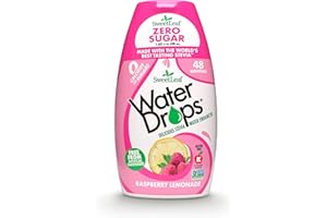 SweetLeaf - Eau aromatisée sans sucre, concentré de boisson, 48 ml, 3 pièces, Framboise, Citron, 0 g de glucides, sans édulcorants artificiels