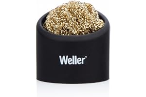 Weller WLACCBSH-02 Rengöringsmedel för Lödning av Mässingsvamp med silikonhållare, lätt att använda