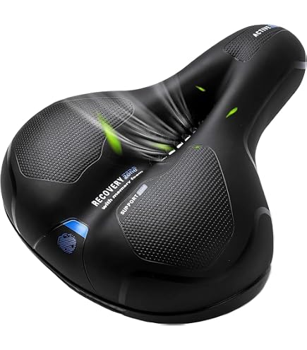 Selle De Vélo ROGTYO Cloud Comfort Pro Max - Gel Ergonomique Absorbant Les Chocs - Housse Étanche Incluse