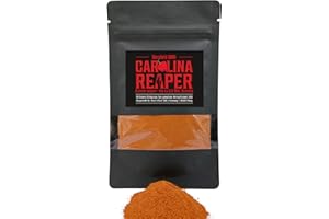 BERGFELD BBQ BBQ & GRILL ACCESSOIRES Bergfeld BBQ - Carolina Reaper Pulver 50g - bis zu 2,2 Mio. Scoville - die SCHÄRFSTE CHILI der Welt - Höllenscharf