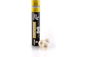 MOZURU - Pelotas de Ping Pong 3 Estrellas ITTF Aprobadas | Alta Durabilidad ABS | Ideal para Competición y Entrenamiento | Co