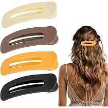 4er-Set Matte Haarklammern Für Damen – Großer Halt Für Dickes & Feines Haar, Rutschfeste Haarspangen
