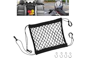 UWOBEFO Red Moto Rquipaje 1 Piezas Elástica Moto Red de Equipaje Elástica Moto Red Equipaje Casco con 4 Ganchos Red para Moto Equipaje Paquete Sujeta Equipajes para Anclar Los Bártulos de Equipaje Negro