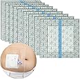 Hola Health 25 Pcs Waterproof Dialysis Catheter Shower Cover + Non-Stick Center Pad, Peritoneal Dialysis Port Shields Protector Dressing for Picc Line Feeding Tube Chest Chemo Wound Bandages 8"x8"