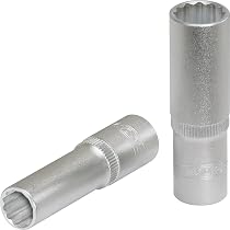 KS Tools Stecknuss 12-kant, 1/2 Zoll Antrieb, 9 Mm – Chromsatiert, Für Profi- & Hobbygebrauch