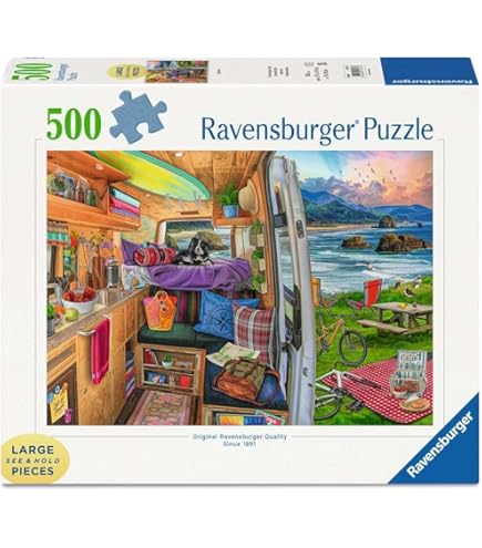 Ravensburger Rompecabezas suelto de 500 piezas para adultos cada pieza es única la tecnología