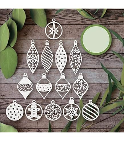 16 Matrices De Découpe Noël En Acier Carbone - Pour Scrapbooking, Cartes, Gaufrage