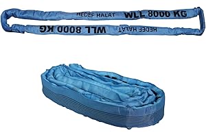 HEDEF HALAT 8 Tonnen 3 Meter 8t 3m Rundschlinge Bandschlinge Rundschlingen Hebeband Hebegurt Krangurt Kranschlinge Schlupp