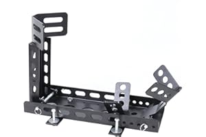 ECOTRIC New Trailer only Model Motorcycle Wheel Stop Chock w/ Mounting Kit Adjustable