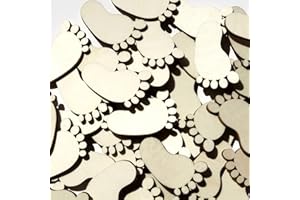 BÜTIC GMBH Holz Füße - 1-10cm Streudeko Basteln Deko Tischdeko, Größe:Füße 3cm, Pack mit:25 Stück