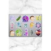 Ms Major Selection Rick And Morty Temalı Laptop Notebook Tablet Sticker Seti 15 Adet