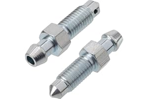 AERZETIX - C70814 - Satz von 2 Ventilen Entlüftungsschraube M7x1 - kompatibel mit Peugeot Citroën Mitsubishi Lancia Subaru Audi Bmw Mercedes-Benz Opel Toyota Renault Hyundai - OE-Nummern 442839