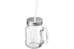 NOTRASH2003 geschenkartikel Lot de Shopping 4 verres rétro vintage avec paille 0,3 l