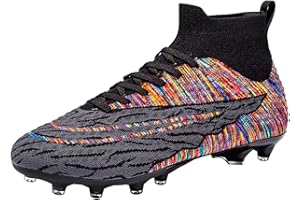 Lvptsh Botas de Fútbol para Hombre Profesionales Zapatos de Fútbol Aire Libre Zapatillas de Fútbol Training Spike Zapatos de Entrenamiento