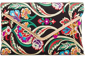 LeahWard Women's Floral Clutch Bags Party Wedding Evening Handbag 158