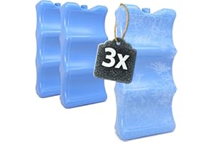 COM-FOUR® Elementos de refrigeración - Bolsa de Hielo - Bolsas de Hielo para Nevera portátil y Bolsa térmica - Bolsa térmica pequeña