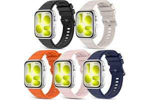 CreoArte 5 stycken armband, kompatibla med Huawei Watch Fit 5/Fit 5 Pro/Fit 4/Fit 4 Pro/Fit 3, mjukt, sportigt och andningsba