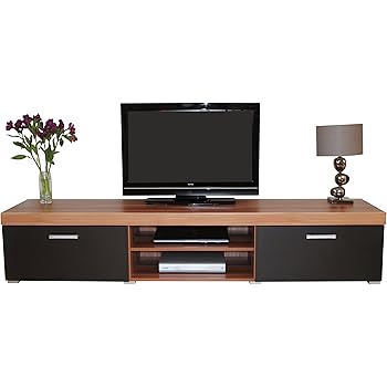 black tv unit 2m