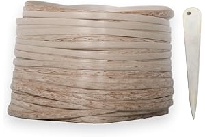 Rattan Park 55-60meters 9.0mm All-Weather Rattan + Weaving Tool,Rattan Repair Kit for Rattan Garden Furniture Set,Gradient Beige