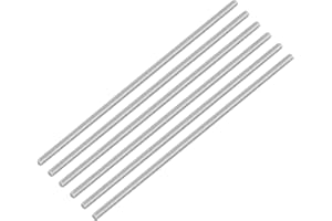 QUARKZMAN 6 Piezas de Varilla Roscada Completa, M4 x 150mm, Varilla Roscada Acero Inoxidable 304, Rosca a la Derecha, Pernos de Barra M4-0.7 para Ensamblaje de Muebles y Maquinaria