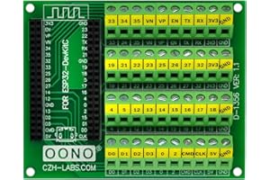 OONO Screw Terminal Block Breakout Module Board for ESP32-DevKitC