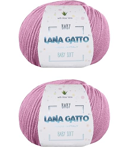 Lana Merino Baby 100% Merinos Da 50g - 175 Metri Per Uncinetto 3 Per Copertine Da Nenonato E Capi Di Abbigliamento Di Qualita Superiore - Made In Italy (celeste - 19, BABY