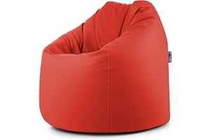 EXTROITALY TERA - Pouf Poltrona (78x78cm, H.93) Puffo per Sedersi in Ecopelle con Cuciture Rinforzate, Poltroncine da Salotto e Giardino Adatte per Interno ed Esterno, Antimacchia e Idrorepellente