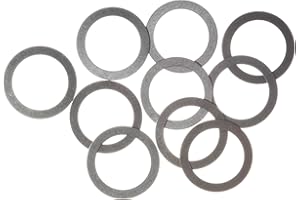 Northern DIY Steel Shim Washers 22mm X 16mm X 0.5mm for Door Handle Spring Assemblies (Pack of 10)