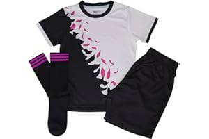 GENERIC Girls Football Kit - Multi coloured kits would make great football gifts for girls. A good all-round sports kit & football kit for kids and future England Lionesses.