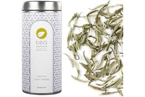 ‎TEA EXCLUSIVE tea exclusive | Jasmine Silver Needle | Weißer Tee mit Jasmin | frisch, lieblicher & duftender Jasmintee aus China | 50g