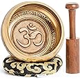 Hihealer Tibetan Singing Bowls Set 100% Nepal Handmade Large Sound Bowl with Instructions, Mallet, Cushion, Gift Box; Meditation, Yoga, Chakra Healing, Self Care Mothers Day Gifts for Women Men