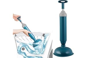 DAKLUNAR Pömpel Pümpel Saugglocke Abfluss Spülbecken Émbolo de Inodoro Potente, ergonómico Mango Largo émbolo Universal para baño desatascador de Fregadero de Drenaje de Suelo de Lavabo de alcantarillado