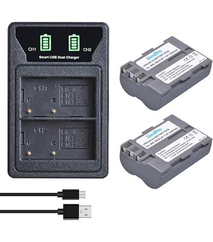 Kastar Battery LCD AC Charger Kit For Nikon EN-EL3e MH-18a & Nikon D200 DSLR Camera – 2x 2650mAh Li-Ion