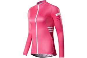 Santic Koszulki Rowerowe Damskie Koszulka Rowerowa Z Długim Rękawem Koszulki MTB Dla Kobiet