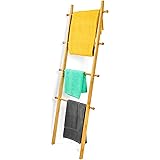 Escalera toallero teca maciza SCALA : Amazon.es: Hogar y cocina