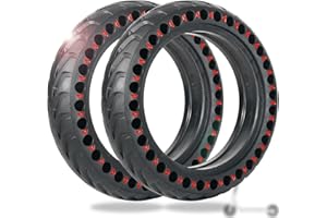 BABEJIA 2PCS Pneu 50/75-6.1 Trottinette Electrique, Améliorez votre Conduite avec Roues 8 1/2 x2 Tubless, Pneu Plein 8.5 Pouces Compatible avec Wispeed T855 et Xiaomi M365/Pro 2/3/3 Lite