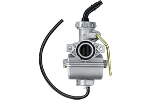 Tunejoy Vergaser 20mm für 4 Takt Motoren 50cc 70cc 90cc 110cc 125cc PZ20 Carburetor mit Manuellem Ventil für ATV Dirtbikes Pitbikes Pocketbikes Mopeds Motocross Quad