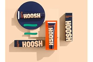 Hoosh - Vegan Hair Removal Cream for Smooth arms, legs, back, chest and armpits. Depilatory Cream Made For Men, Suitable for all skin types - 100ml