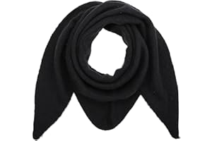 Ever Bloom Damen Schal XXL, Flauschige Weiche Dreieck Schale, Poncho, Dreieckstuch Strickschal Halstuch für Frauen und Mädchen Lang Kuschelig, Einfarbig 190 * 80 cm