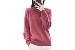 Ailaile Jesień Zima 100% Wełna Merino Swetry Damskie O-Neck Off Shoulder Sleeve Dzianinowy Gruby Pulower Luźne Topy