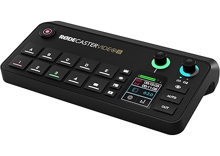 RØDE RØDECaster Video S – Podcast Video Switcher och ljudgränssnitt – Flera kameror, 4 x videoingång - Amazon Deal & Rabatt