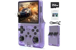 RegiisJoy R40S PRO 30000 in 1 Handheld Game Console 3.5 inch IPS Screen Mini Retro Console 3800mAh Portable Pocket Arcade 45 simulators 256G TF Card