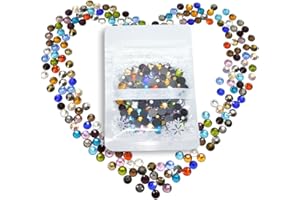 Little Snow Direct 25 Colours 5 Sizes DMC Hot-fix Iron On Premium Glass Cut Flat Back Crystal Rhinestones Diamante Gems (Fuchsia Pink, ss16-4mm x 500pcs)