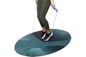 ODOXIA Tapis De Corde A Sauter | Absorbe Chocs | Tapis De Corde A Sauter Intérieur Et Extérieur | Sac De Transport Inclus | Protège Sols Et Equipements | Tapis Absorbant Chocs