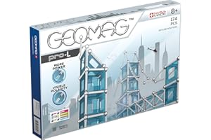 Geomag Pro-L Construcciones magnéticas y juegos educativos, a partir de 8 años, 174 Piezas (27), Multicolor