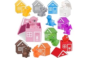 HappyKidsClub Dinosaur Toddler Toys for 1 2 3 Year Old, Montessori Toys for 1 2 3 4 Year Old Boys Girls Baby Bath Toys 1-3 Year Old Boys Girls Gifts Birthday Presents Sensory Stacking Toys for Babies