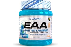 SCENIT REDEFINING YOUR BODY EAA Poudre - EAA - EAA Master Amino - 9 EAA, Amino Acids - Essential Amino Acids - acide aminé essentiel - acides aminés essentiels - acides aminés - 390 g (Blue Raspberry)