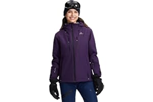 Pioneer Camp Damen Skijacke Wasserdicht Winddicht Warm Winter Outdoorjacke für Ski Snowboard Wandern