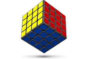 ESSALOO 4x4 Speed Cube, Cubo Magico Professionale 4x4x4 Nero, 3D Twist Brain Puzzle Game SpeedCube, Riempimento di Calze per Ragazzi e Ragazze
