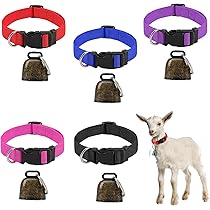 4 Collari Regolabili Con Campanelle - Per Pecore, Capre, Bovini - Nylon E Ferro, Facili Da Mettere - Foto 8